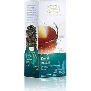 Ronnefeldt Royal Assam 'Joy of Tea' - zwarte thee, krachtig / kruidig, 15 theezakjes, 39 g, hoeveelheid: 2 stuks