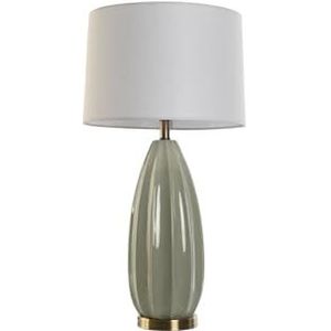 Home ESPRIT - Bureaulamp - Wit Groen - Keramiek - 50 W - 220 V