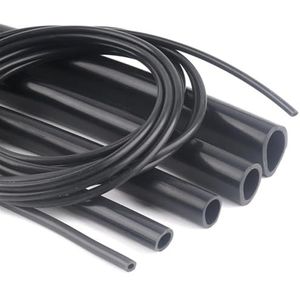 1/3/5Meter Set Zwarte Siliconen Buis Flexibele Aquarium Luchtpomp Zachte Rubberen Slang Hittebestendige Hoge Druk Brandstoftank Pijp voor Motoren, Auto (3 Meters_ID 21MM X OD 26MM)