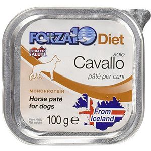 Sterkte 10 Dieet Alleen Paard Pâté voor honden 100 g