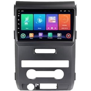 Dubbele DIN Android 14 autoradio voor Ford F150 P415 Raptor 2008-2014 9 Duim QLED Touch screen-met Draadloze Carplay Android Auto GPS navigatie 4G WiFi Stuurwielbediening achteruitrijcamera(A,P3 WIFI