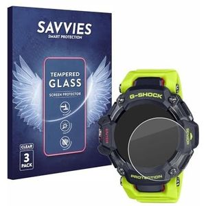 Savvies Tempered Glass Screen Protector voor Casio G-Shock GBD-H2000 (3 Stuks) - 9H Gehard Glas Scherm Beschermer
