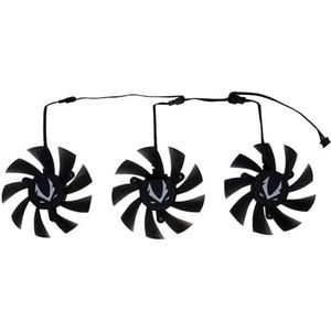 3 stuks/set GPU VGA-koeler, 85 mm CF9015H12S, grafische videokaartventilator, voor ZOTAC voor GeForce RTX 3070 3080 Ti 3090 AMP Holo(Type A CF9015H12S)