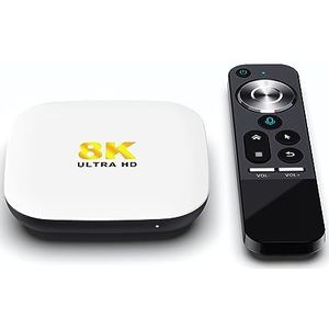 X88 Android 13.0 TV Box, H96 Max M2 4 GB RAM 64 GB ROM RK3528 Quad-Core WiFi6 2.4G/5.8G Ethernet 1000M BT5.0 8K HDR10+ Ultra HD USB3.0 Spraakbesturing Smart Player, H96MAX-M2-64
