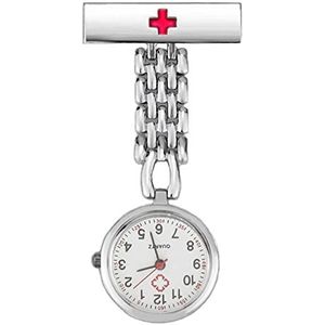 Yojack Gepersonaliseerd zakhorloge draagbare lichtgevende verpleegkundige horloge retro metalen verpleegkundige hanger zakhorloge verpleegster broche horloge gegraveerd horloge (kleur: 07)