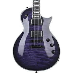 ESP LTD EC-1000 See Thru Purple Sunburst - Single-cut elektrische gitaar