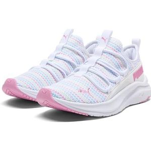 PUMA Softride One4all Slip on sneakers voor kinderen, uniseks, wit roze, Puma wit roze, 5 Big Kid