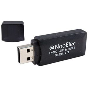 NESDR XTR Tiny RTL-SDR en DVB-T USB-stick (RTL2832U + Elonics E4000) met telescopische antenne, Software Defined Extended Range Radio en lage kosten Compatibel met vele SDR-softwarepakketten