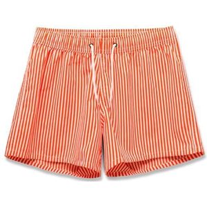 MEILONGER Meisjes Jongens Shorts Zwembroek Strand Board Shorts Kinderen Korte Lichtgewicht Casual Badpak Badmode Geen Voering, oranje, 152
