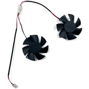 Koelventilator 46 mm 2-pins T125010SU(B) FS1250-S2053A GPU-ventilator voor ZOTAC GAMING GTX 1650 Slim 1050Ti-4GD5 mini RTX3050