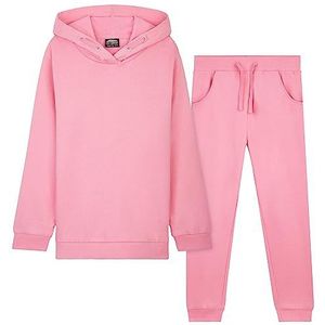 CityComfort Trainingspak voor meisjes, hoodies en joggingbroeken voor kinderen van 3-14 jaar, roze, 7-8 jaar