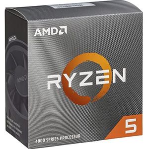 AMD Ryzen 5 4500 Processor (6 Cores/12 Threads, 65W DTP, Socket AM4, Cache 11MB,tot 4.1 GHz klokfrequentie , met koeler wraith stealth )
