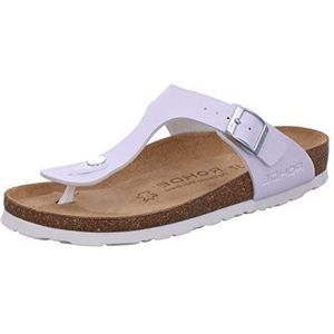 Rohde Alba Teenslippers, teenslippers voor dames, comfortabel, licht, zomer, strand, wit, 39 EU