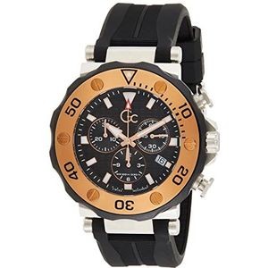 GUESS Analoge kwartshorloge voor heren met siliconen armband Y63003G2