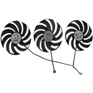 GPU-koeler, videoventilator, PLD10010B12HH voor MSI RTX 3090 3070 3080 3070Ti SUPRIM X, PLD09210S12HH voor GAMING Trio(PLD10010B12HH)