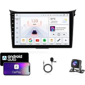 Android 13 Dubbel Din Auto Stereo Touchscreen Auto Stereo Voor Hyundai I30 2011-2017 Met Bluetooth GPS Navigatie WiFi FM Radio USB/SWC/Plug en Play Ondersteuning Carplay&Android Auto(4 Core Wifi 2G+32