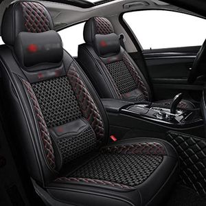 Autostoelhoezen Complete Set, voor VW Caddy Maxi 2004-2025 Achterbank Beschermingsset Antislip Krasbestendig Accessoires All Weather Beschermend,E