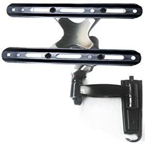 JEQGDLUI LCD-802 aluminium 25,4 cm (23 inch), 32 inch (58,4 cm), 32 inch (81,3 cm) LCD-tv, kantelbaar, wandmontage, draaibaar, led-tv-houder (met adapter 01)