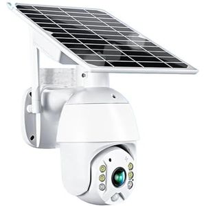 4G Solar IP-camera Buiten Draadloos 1080P Oplaadbare Batterij CCTV Beveiliging Thuisbewaking PTZ-camera Beveiligingscamera'S Voor Thuis(4G Version Add 32G)