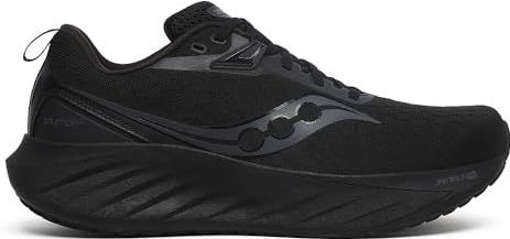 Saucony Heren Triumph 22 Sneaker, Zwart, 8 US