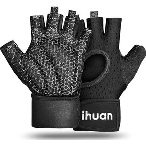 Workout Handschoenen Zwaargewicht Oefeningen Half Vinger Gewichtheffen Handschoenen Body Building Training Sport Gym Fitness Handschoenen For Men Women M/L/XL Gym Handschoenen