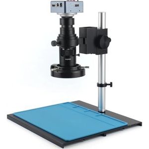 4K Ultra HD 1080P compatibele HDMI USB digitale videomicroscoopcamera 4K-uitgang 1/2""-sensor 10X-200X WD100 C-mount-lens(A Suit)