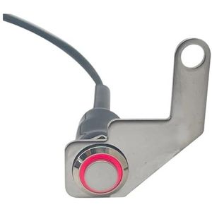 Motorfiets Stuurschakelaar 12V LED Waterdichte Motorfiets Stuurschakelaar Reset Handmatige Retourknop(Without Lock 2)