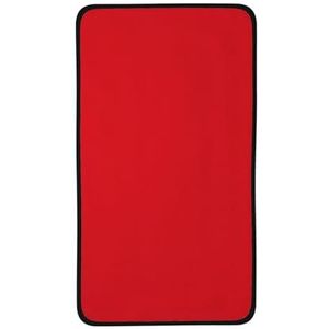 WapNo Effen kleur rode handdoek, koraal fluweel zeer absorberende handdoek voor hotels, badkamers, douches, kuuroorden, 40 x 65 cm