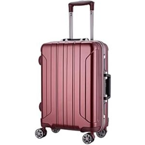Koffer Harde bagage Dikke strepen Koffer Beveiliging Antidiefstalbagage Aluminium trolleybagage voor reizen met familie en vrienden lichtgewicht