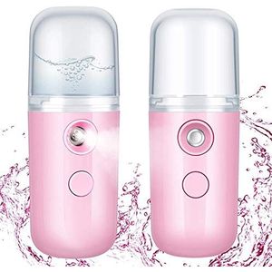 XMING 2 stuks van Mr. Nano Facial 30ml Draagbare Mini Facial Spray Handheld Sproeier USB Draagbare verstuiver