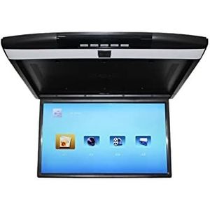 Draagbare dvd-speler voor videospelers op hoofdsteunen in auto's Automonitor 17 inch HD LCD-scherm MP5-videospeler Autodakmontage Display Multimedia Plafond TV Link FM IR HDMI-luidspreker met HD-roter