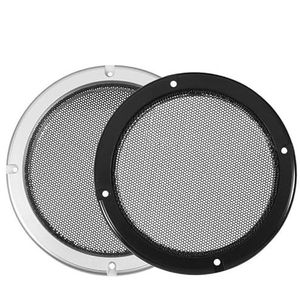 Högtalartyg Grillduk, 1 paar Multi-Keuzes Ronde Speaker Grill Mesh Netto Speaker Beschermhoes 4/5/6.5/8/10 inch Speaker Cover(Black,10 inch)