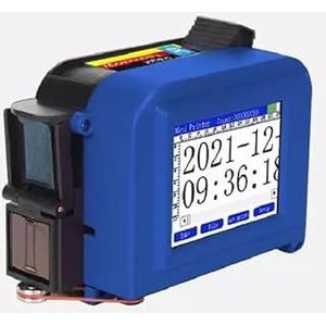 Draagbare inkjetprinter, 12,7 mm multifunctionele printer, lichtgewicht draagbare mini-handinkjetprinter, logo/lot/label, sneldrogend