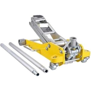 Hydraulische krik, 3T/2T vloer krik aluminium hydraulische race vloer krik hydraulische auto krik met dubbele zuiger snelhefpomp for auto reparatie(2T Aluminum Iron)