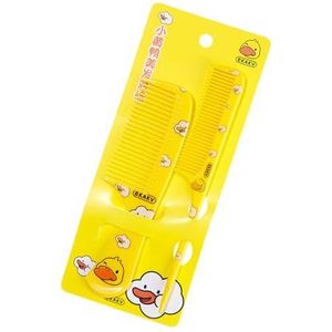 2Pcs Cartoon Haar Kammen Set Brede Tand Kam Ontwarren Haar Kammen Afscheid Kam Plagen Voor Professionele Kappers Fijne Tand Afscheiding