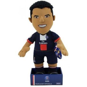 Poupluche knuffeldoek PSG – Thiago Silva – officiële collectie Paris Saint-Germain – maat 37 cm