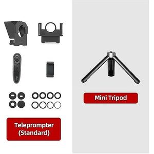 Teleprompter, Opname Mini Teleprompter Draagbare Inscriber Mobiele Teleprompter Artefact Video Met Afstandsbediening for Live, Online onderwijs livestreaming(2)