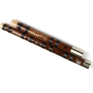 Bamboe Dwarsfluit Geschikt Voor Beginners Handgemaakt bamboefluitinstrument geschikt voor beginners met zwarte handgebonden draad (Color : G)
