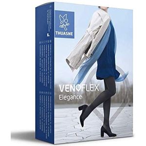 Compressiekousen Thuasne Veno Elegance - AT panty / KKL2 / VI/marine / geschl. kant / normaal / heup. beide zijden