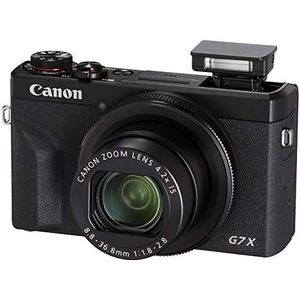 Canon PowerShot G7X Mark III Digital 4K Vlogging Camera, Vertical 4K Video Support with Wi-Fi, NFC and 3.0-Inch Touch Tilt LCD, Black