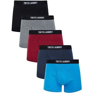 Koman (5 Pack) Boxer Shorts Set in Multi Colour – Tokyo Laundry - XXL