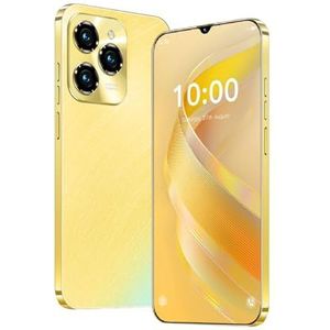 Ontgrendel telefoon, 6,3-inch scherm, 4G-LTE FDD TDD smartphone, dubbele camera's, 2GRAM, 16GROM, uitbreidbare 128GB, dubbele SIM kaarten, geschikt voor beginnende gebruikers81 (yellow)
