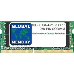 16GB DDR4 2133MHz PC4-17000 260-PIN SODIMM GEHEUGEN RAM VOOR LAPTOPS/NOTITIEBOEKJE