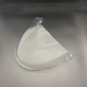 Motorhelm vizier lens, Helmvizier, OF608 Open Gezicht Helm Vizier for LS2 OF608 Windscherm UV-Cut Motorhelmen Accessoires (Zwart - Alleen for Gebruik overdag)(Clear-day and Night)