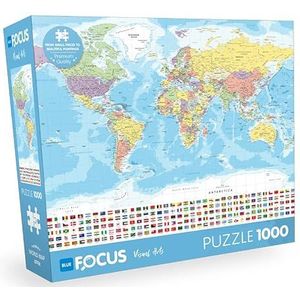 Wereldkaart 1000 stuks