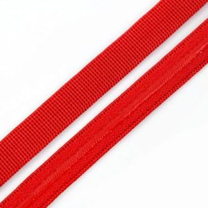 2/4/10M 10mm siliconen elastische band voor kleding beha antislip stretch lint ondergoed rubberen band DIY riem naaien accessoires-rood-10mm-10meter
