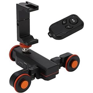 Camera Slider Dolly Rolling Slider Dolly Car Skater Video Track met Afstandsbediening, 3 Wielen, Gewicht Tot 3kg Verstelbare Oplaadbare Mini Slider voor DSLR Camera Smartphone