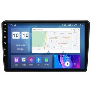 9"" Touch Car Stereo Radio DAB Head Unit GPS Navigatie voor Hyundai H1 2007-2015 Android 12 Autoradio Ingebouwde CarAutoPlay Achteruitrijcamera Ondersteuning DSP Bluetooth USB android auto (Size : 8+W