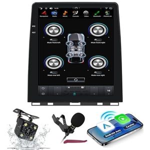 Android 15 Autoradio Navi voor R-enault Clio 5 (2019) 10.4 ""Touchscreen Car Multimedia Player met draadloze carplay GPS-navigatie Bluetooth 5.0 HIFI FM 5G-WiFi SWC DSP MIC,6g+128g
