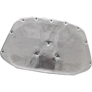 Isolatieschuimmat Voor Skoda Voor Octavia A5 2007-2015 Auto-isolatie Katoenen Geluidsisolerende Hoes Motor Hitteschild(Black All Aluminum Foil)